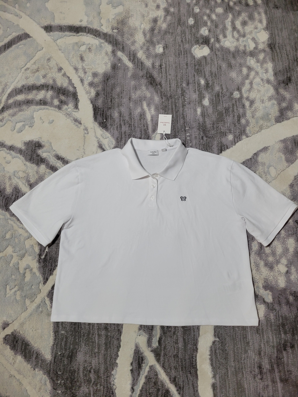 Sunday Best By Aritzia White Polo Shirt with Tag Size M